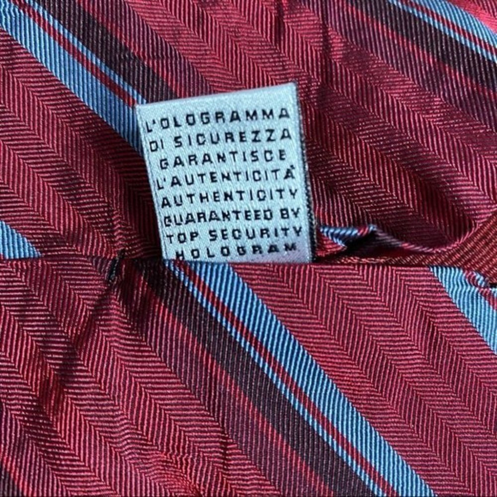 Dolce & Gabbana Striped Necktie 100% Silk - Picture 6 of 7